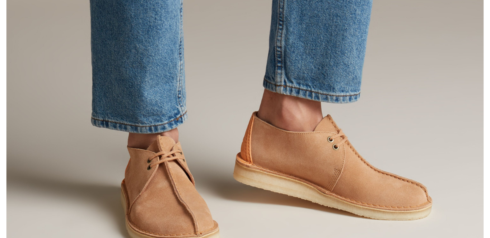 clarks desert trek brown suede